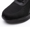 Comfortable Black steel toed tennis shoes with air cushion steel toes shoes TFWMGV K9191