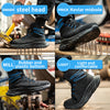 Lightweight air cushioned comfortable winter steel toe work boots for men and women TFWMGV K182