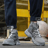 New Breathable mesh shoes steel toe boots work shoes K917