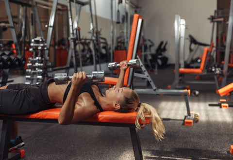 Chest Exercises for Women with Dumbbells