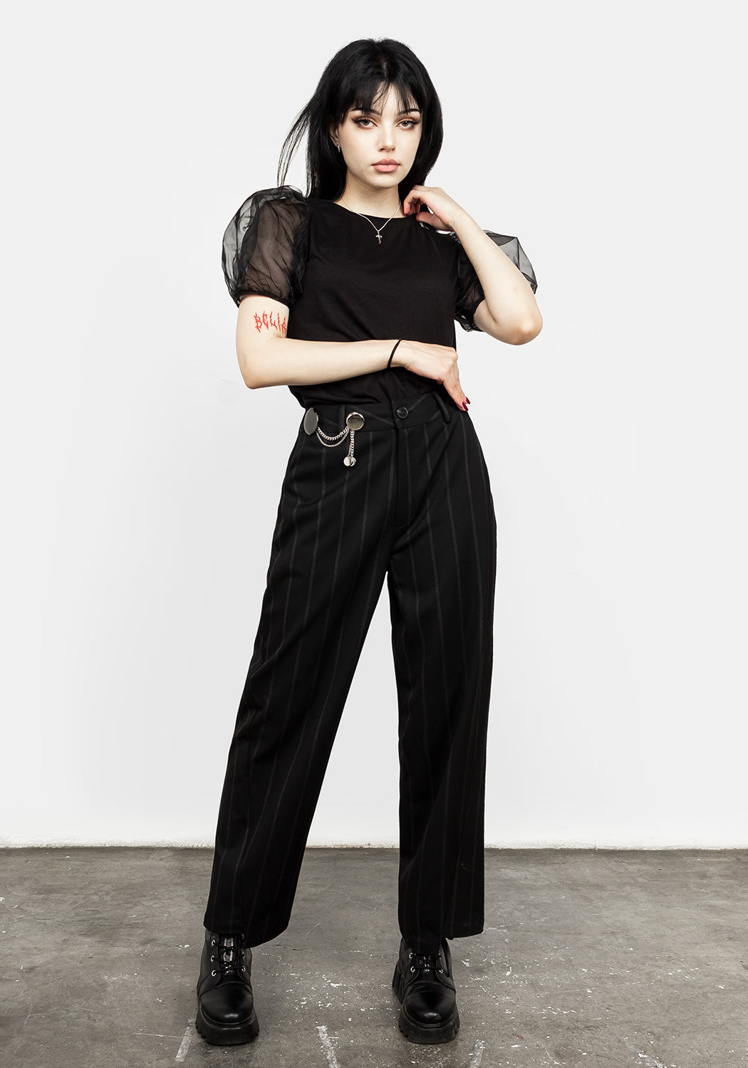 Isabel Pinstripe Pants