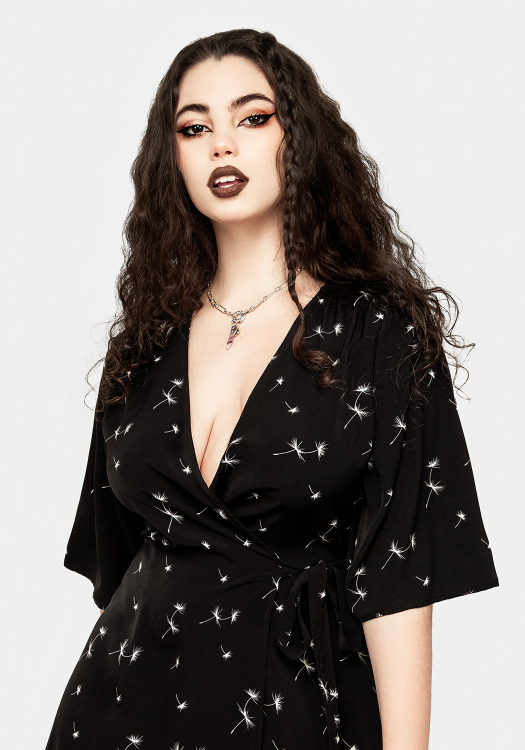 Blithe Kimono Wrap Mini Dress