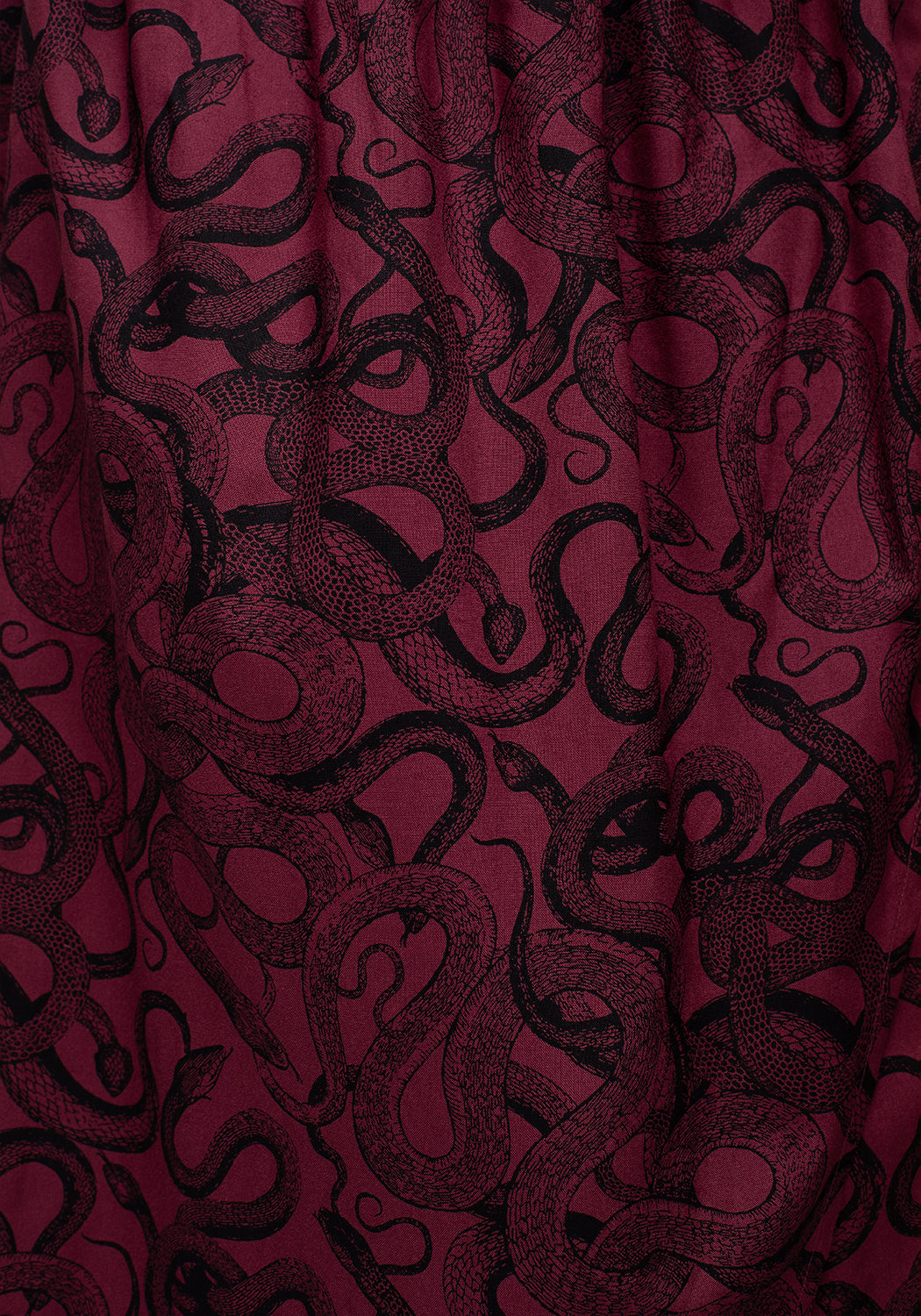 Ophidia-Snakes-Print-Wrap-Skirt-Red – Disturbia