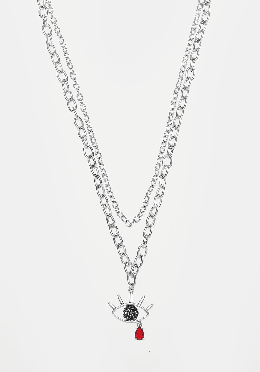 BLEEDING EYE CZ CHAIN CHOKER