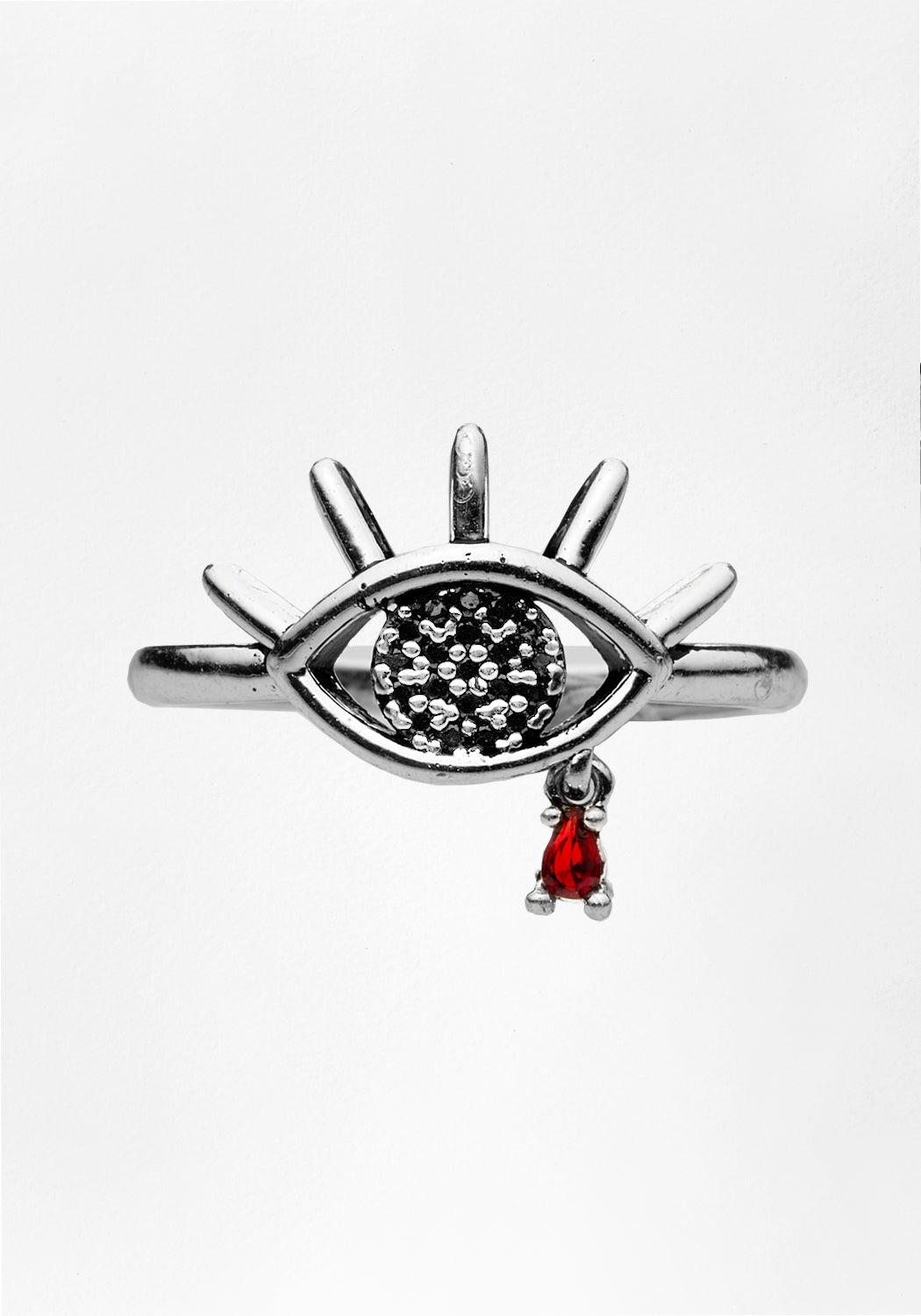 BLEEDING EYE CZ RING