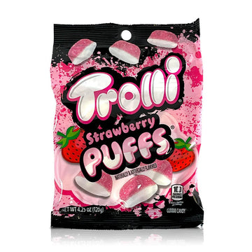 Ferrara Trolli Strawberry Puff | 4.25oz, 12ct, Case