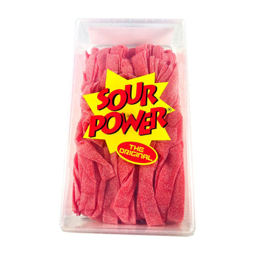 Sour Power Belts Strawberry Tub | 150ct, Tub