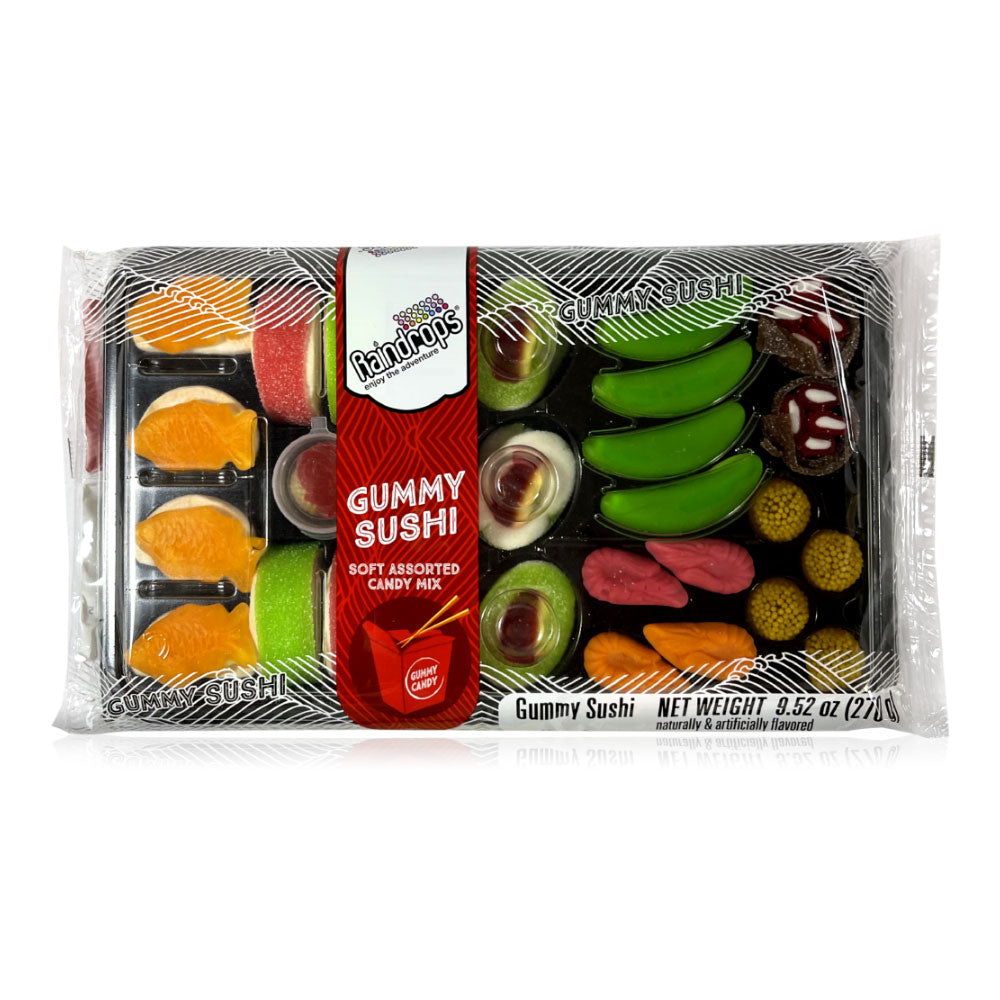 RAINDROPS GUMMY MINI CANDY SUSHI 3OZ