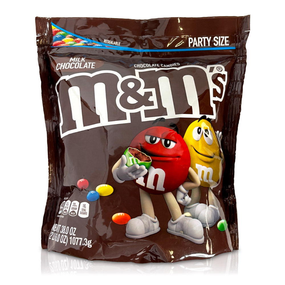 M&M's Peanut Milk Chocolate Candies, Celebration Size, Stand Up Bag, 1kg 