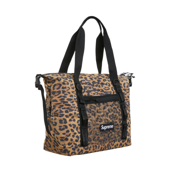 supreme zip tote leopard