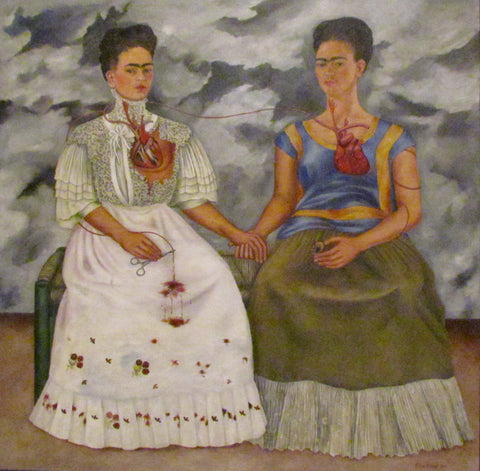 ‘The Two Fridas’ painting, 1939 by Frida Kahlo