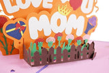 Love You Mom Pop Up Card - Q&T 3D Cards and Envelopes