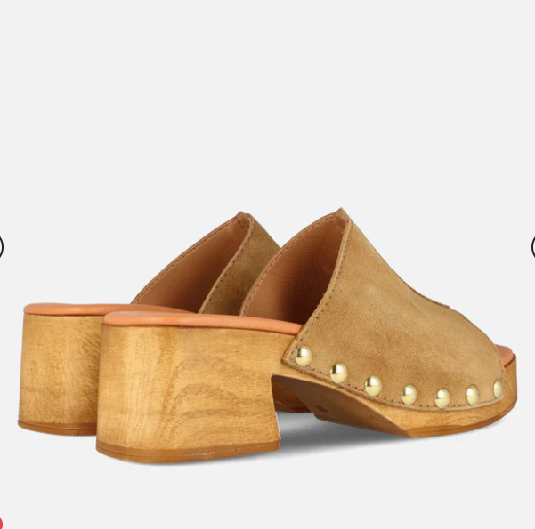 LILY Sand Suede Clog
