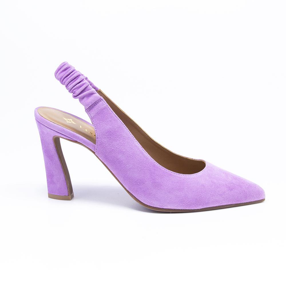 lilac slingback shoes