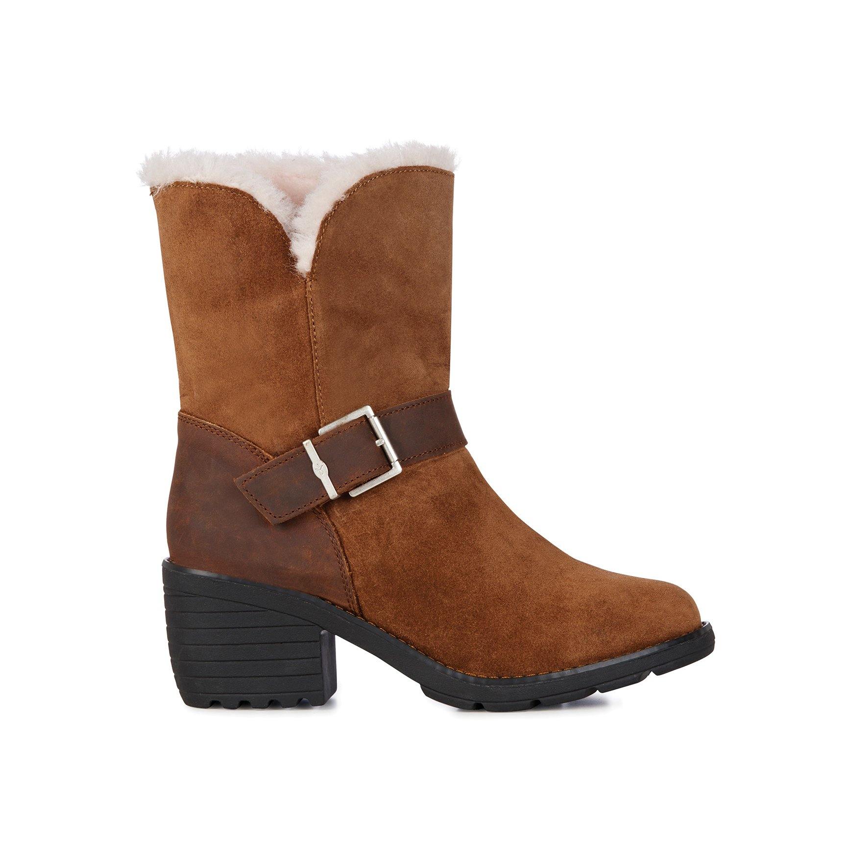 sheepskin lined waterproof boots