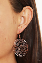Load image into Gallery viewer, Autumn Harvest - Copper Earrings - Paparazzi Accessories
