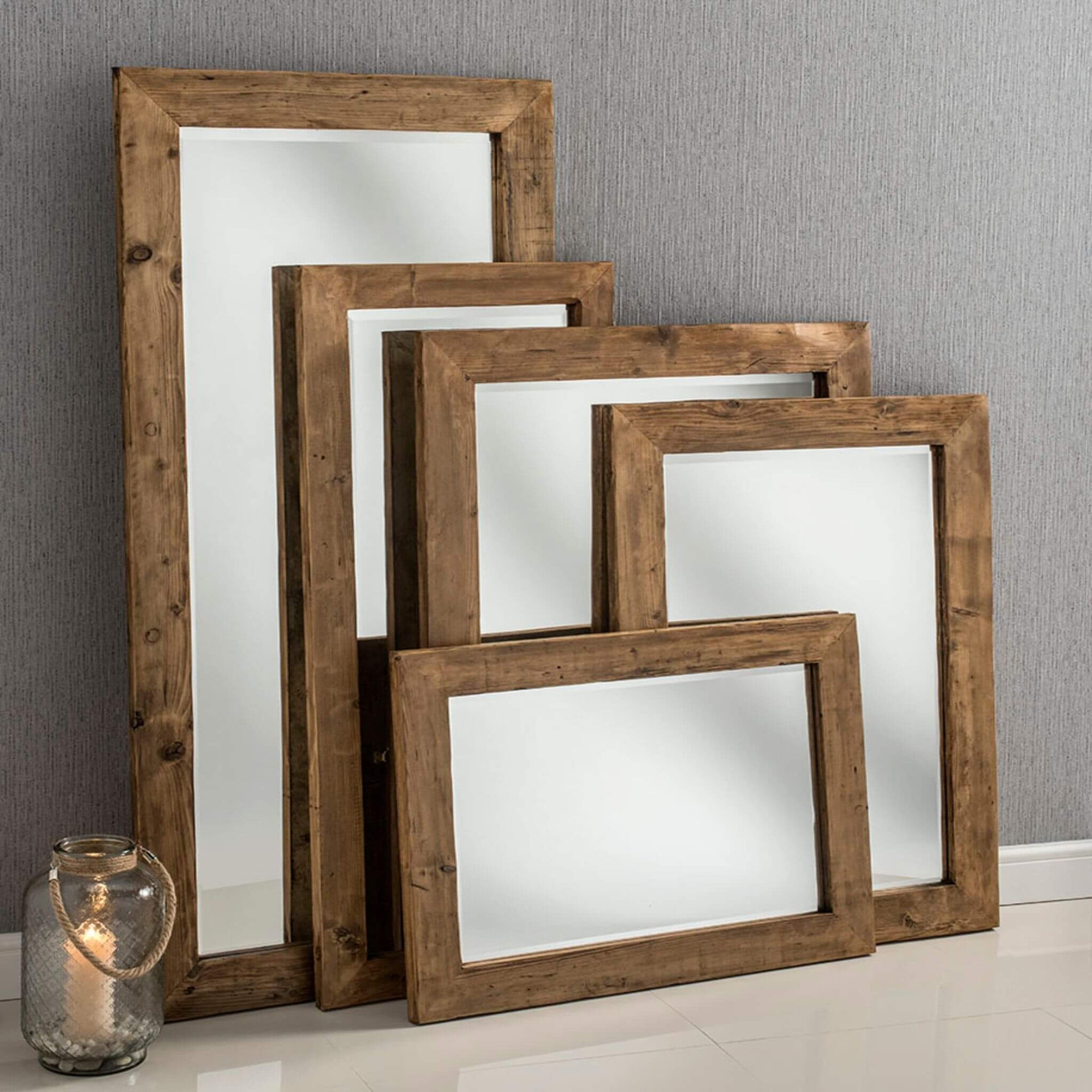 The Yenisei Solid Reclaimed Wood Mirror