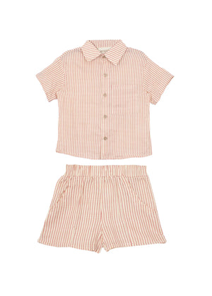 Cranberry Crush Two Piece Shorts Set - All About You Boutique