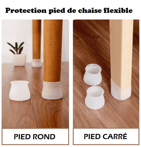 protection pied de chaise silicone