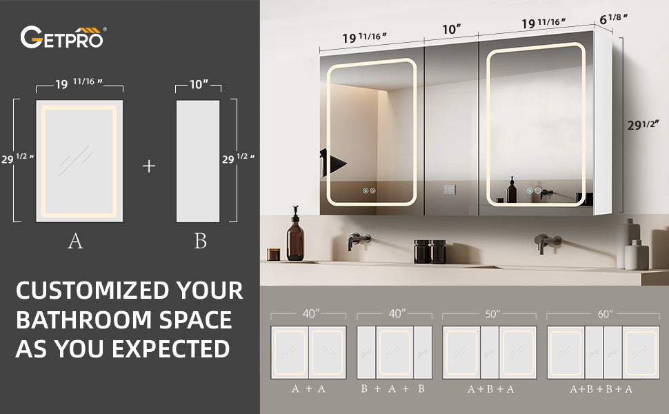 led medicine cabinet