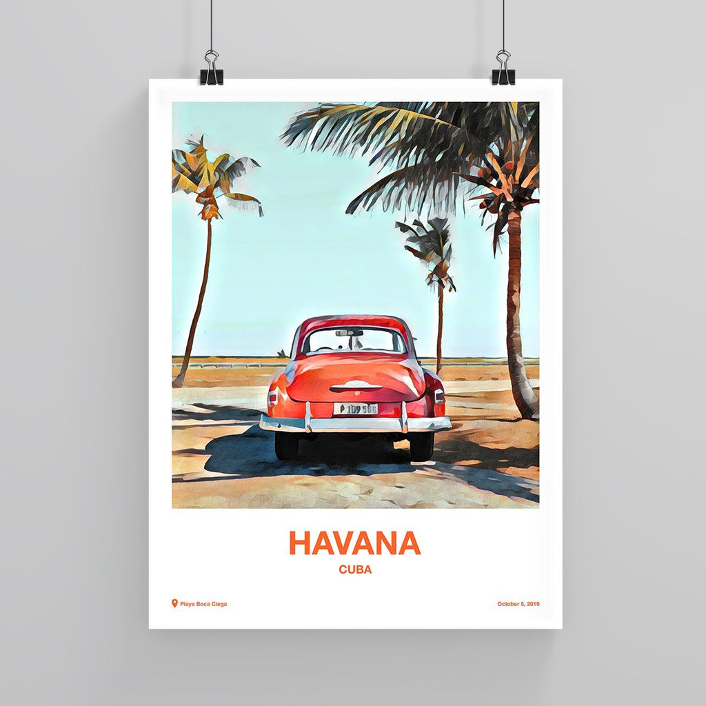 custom travel posters