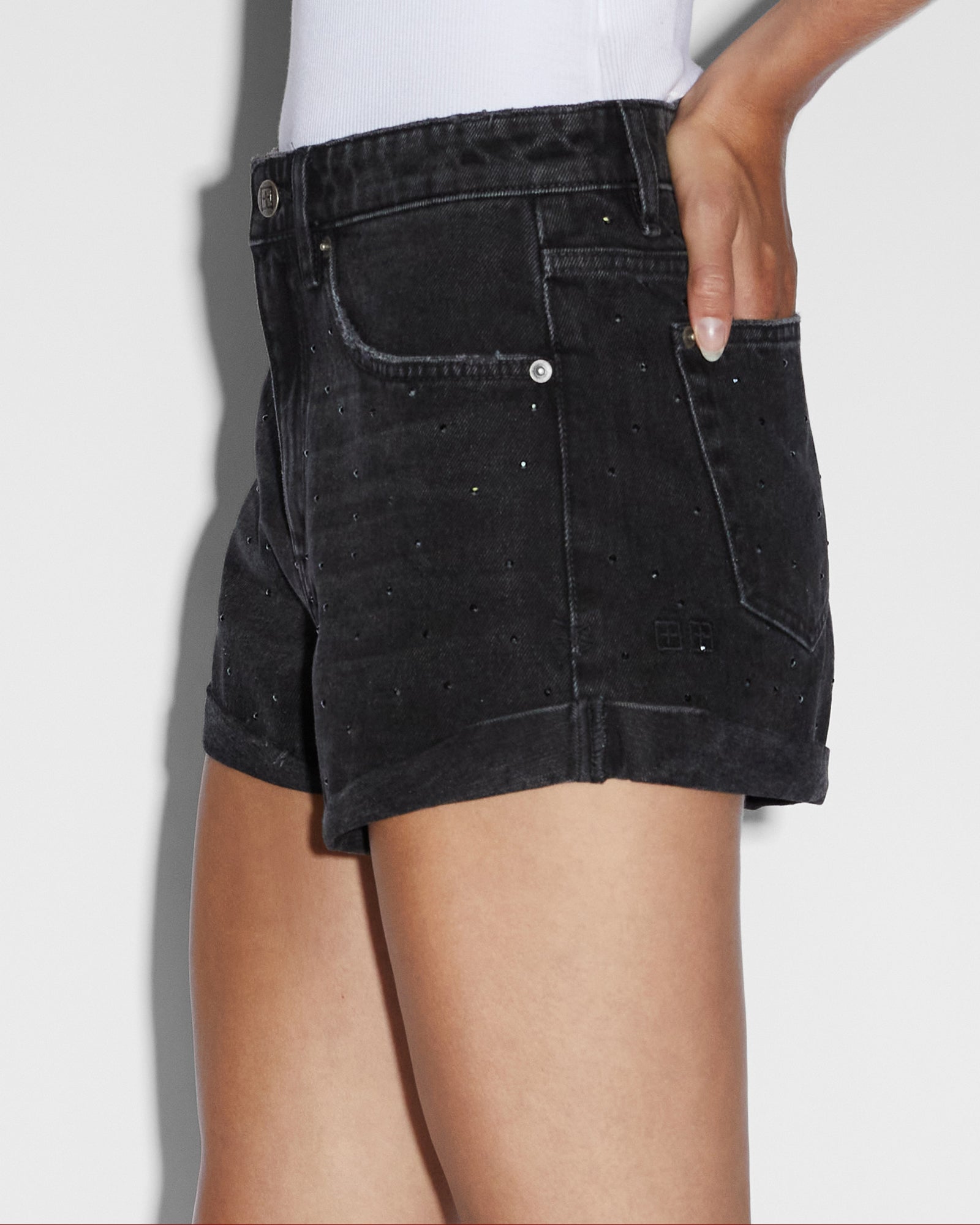 Black, Shorts For Women, High-Waisted & Jean Shorts