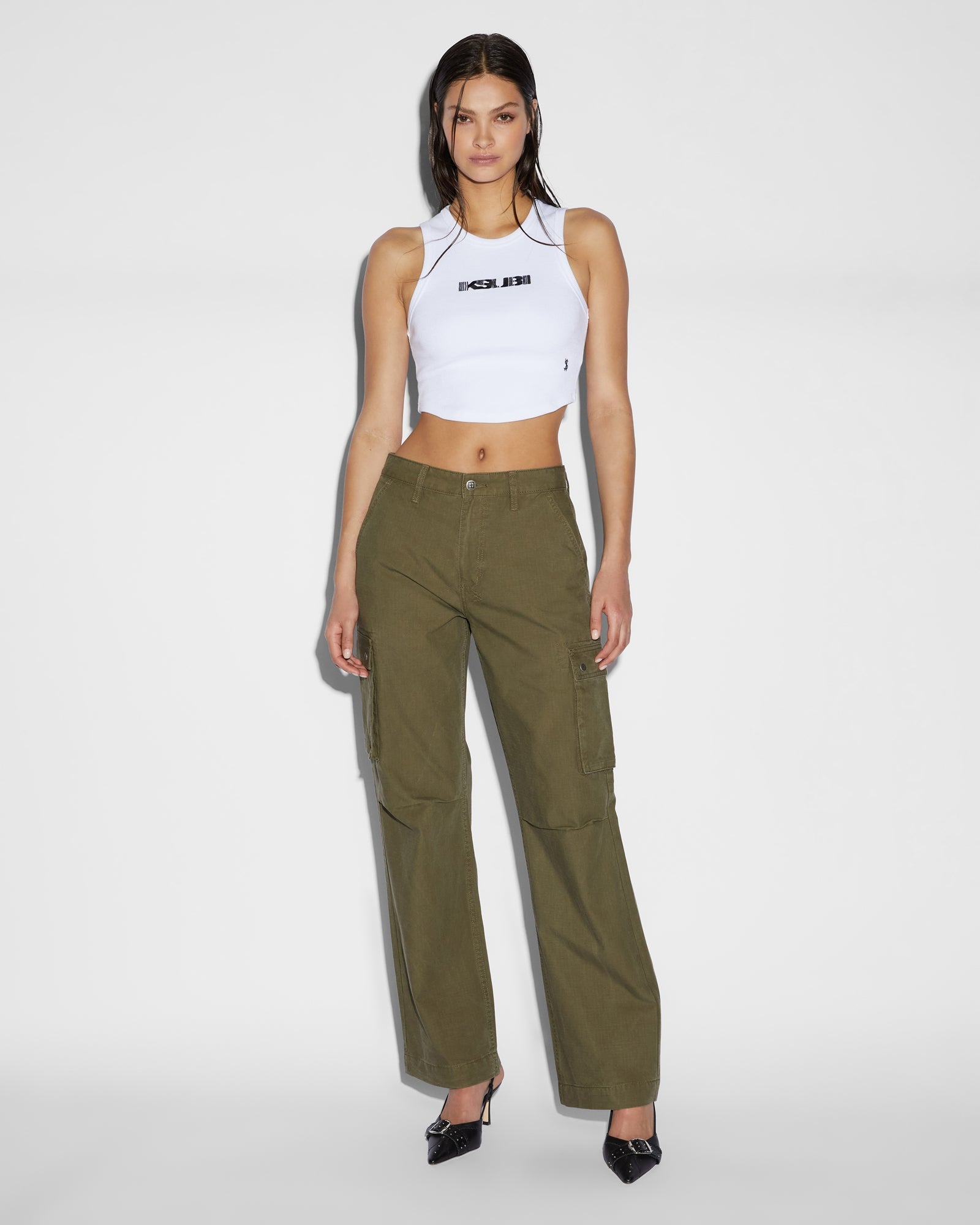 zanvin Womens Pants for Summer 2023 Casual Lightweight Leggings High Wasit  Elastic Pant with Pockets Cropped Trousers Clearance