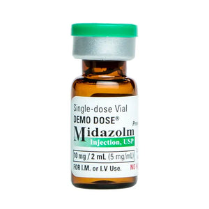 Demo Dose Midazolm Versed 10mg/2mL (5mg/mL) - For Training Use Only - MediTac Kits
