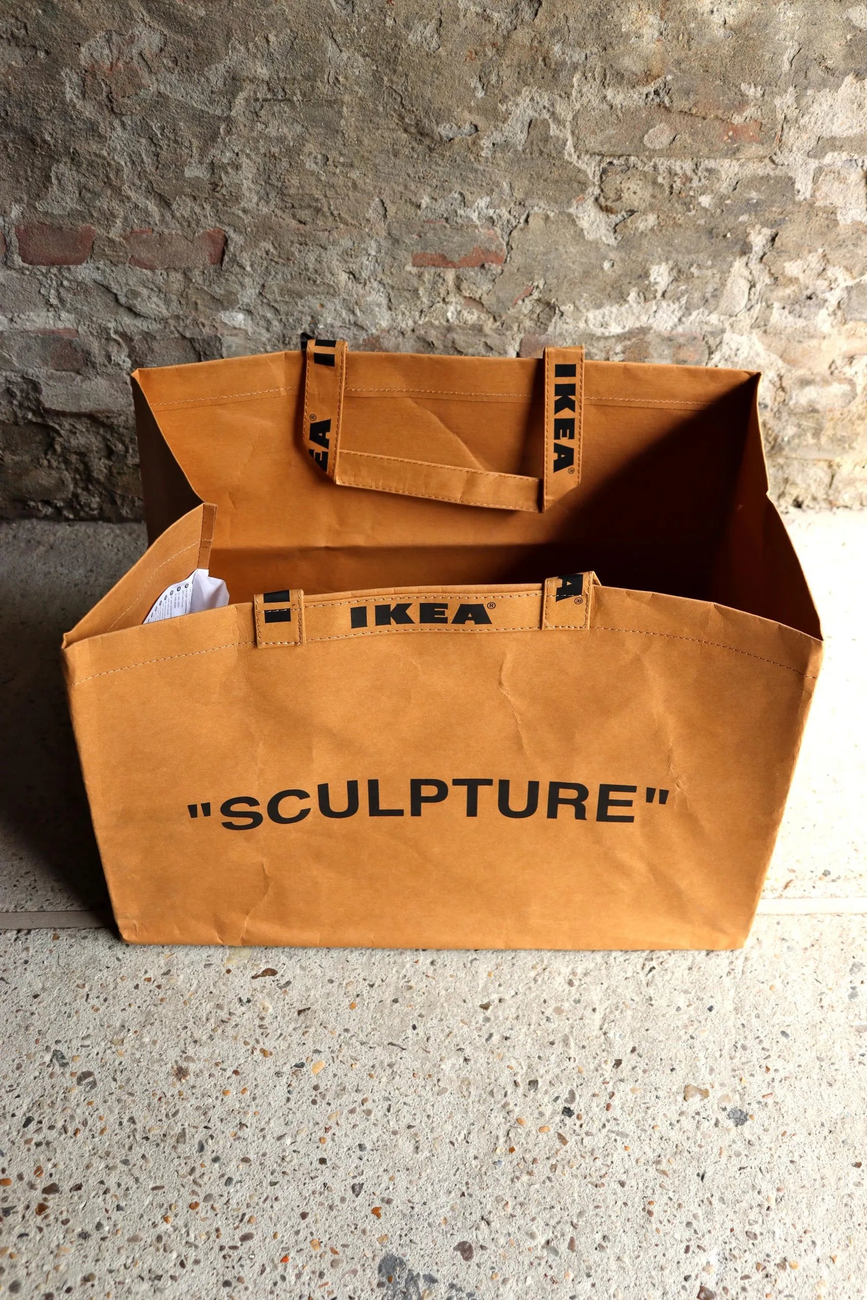 Off white sculpture bag ikea cheap