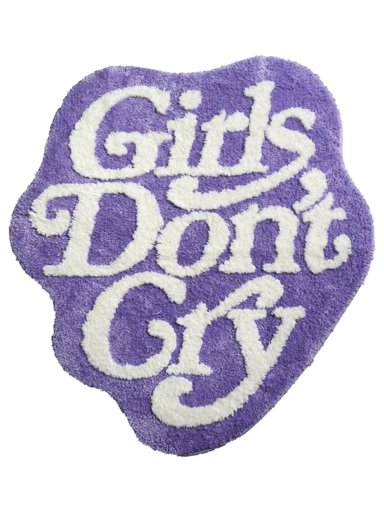 Girls Don't Cry Rug Purple – Designstoresyd