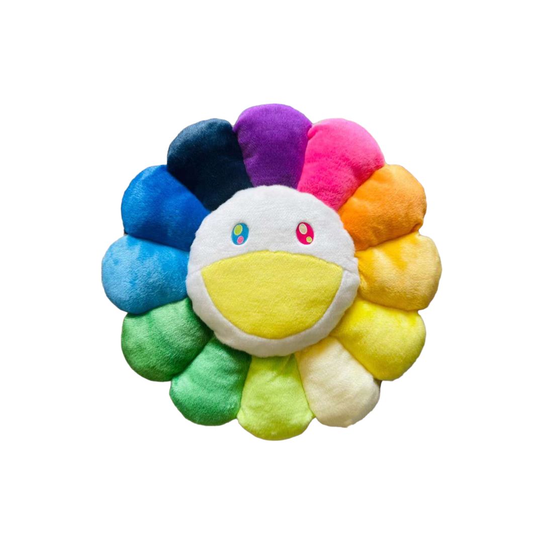 Takashi Murakami - Flower cushion (rainbow) - Plush