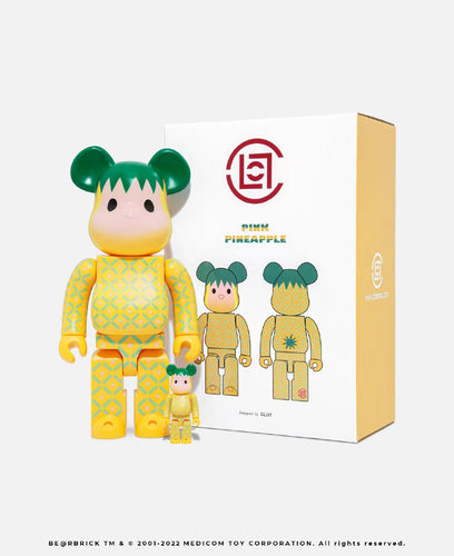 BE@RBRICK x CLOT FRUIT SERIES PINK PINEAPPLE 2.0 1000