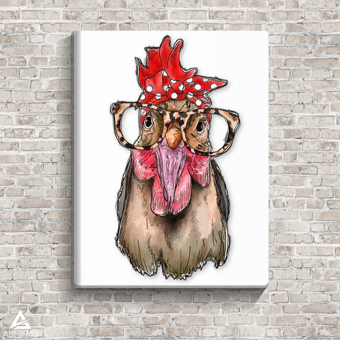 Funny chicken print