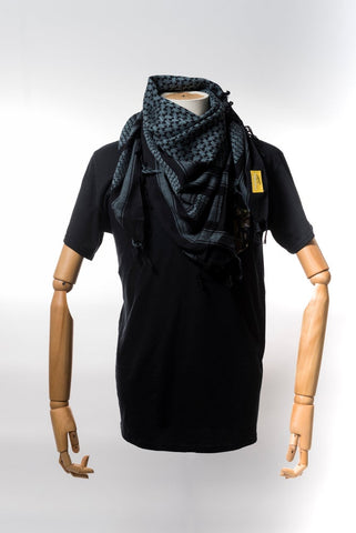  Tapp Collections Premium Shemagh Head Neck Scarf - Black/Black  : Clothing, Shoes & Jewelry