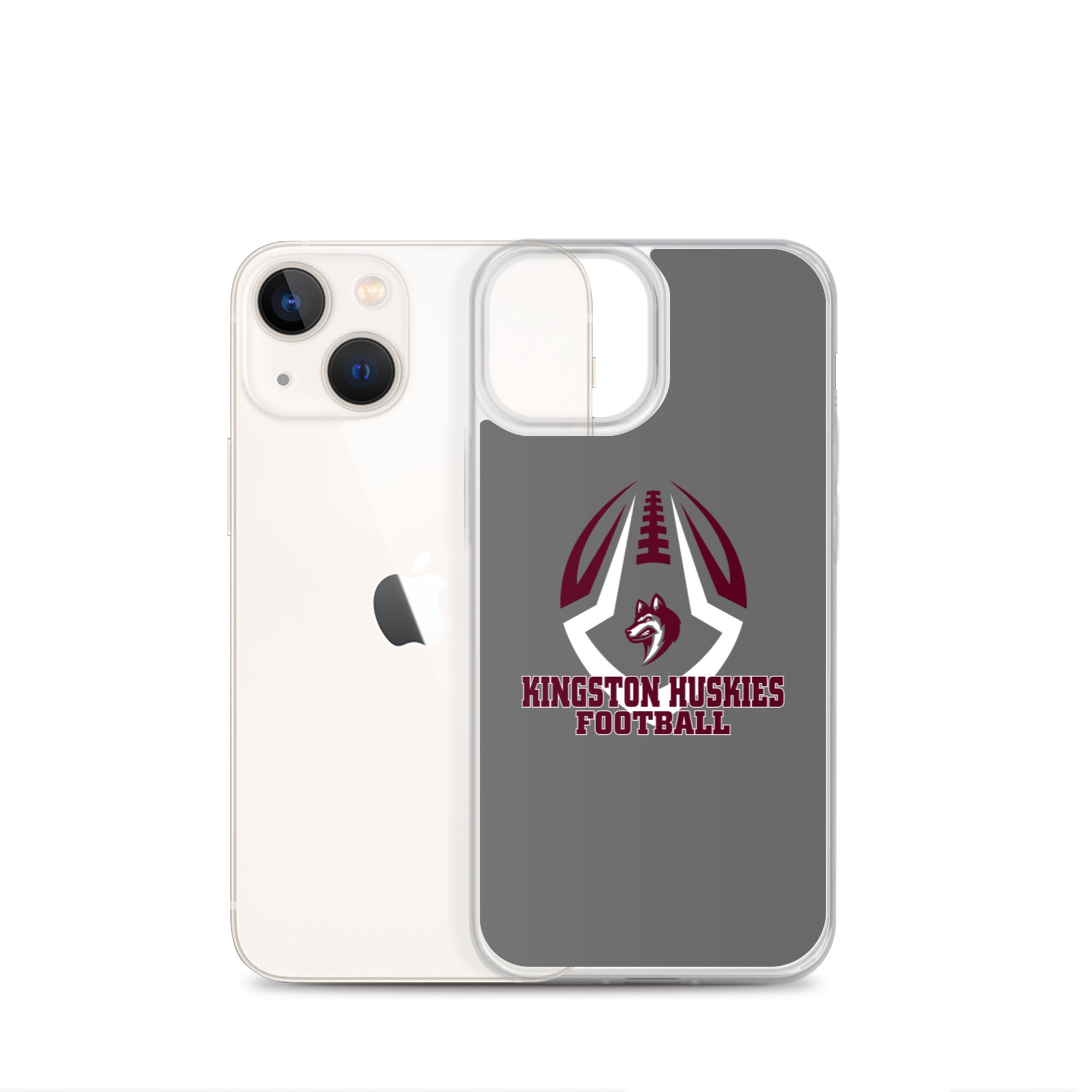 Kingston Huskies Football iPhone Case