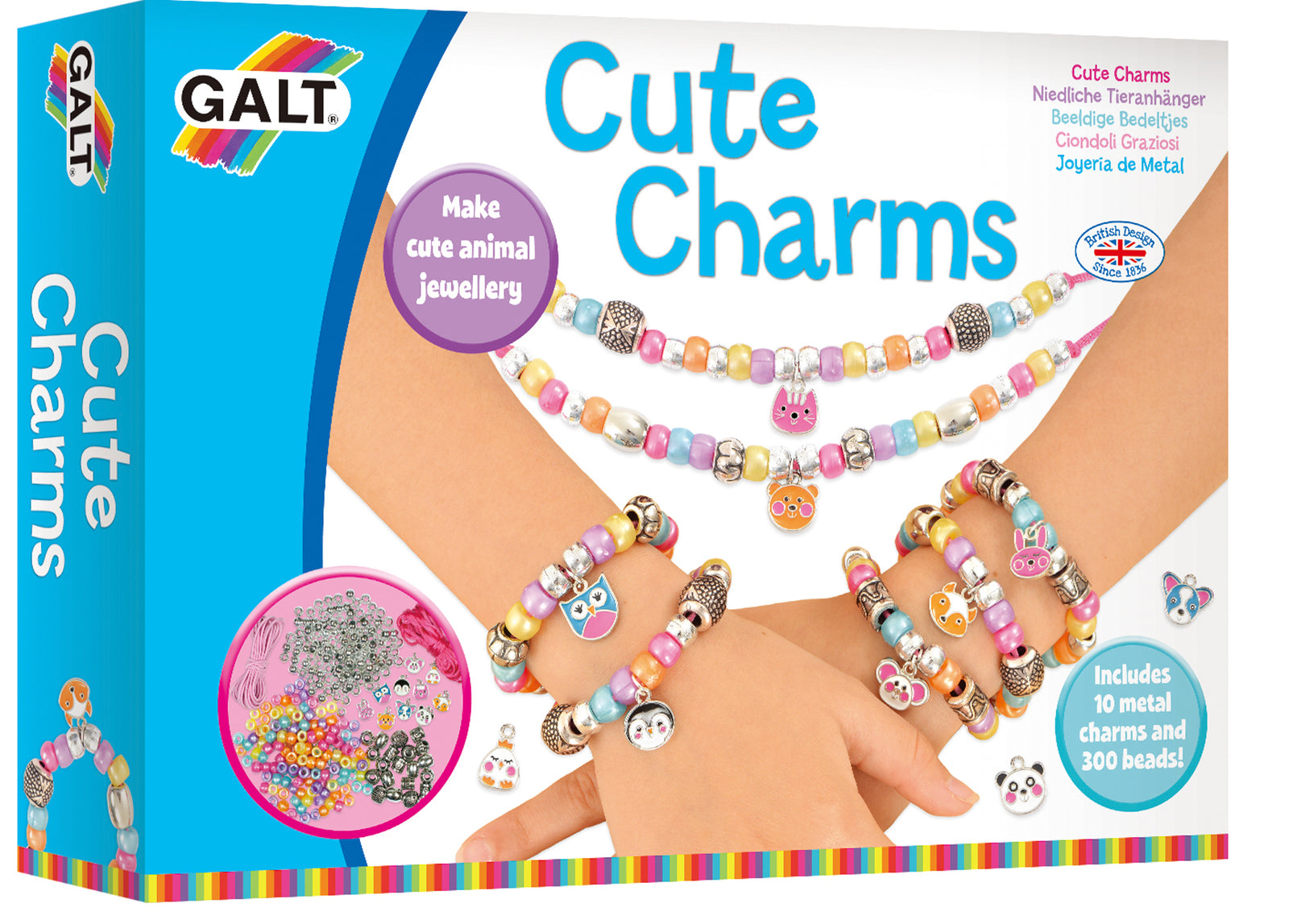 Cra-z-art Shimmer 'n Sparkle Charm And Bead Bracelet Kit, Craft Kits, Baby & Toys