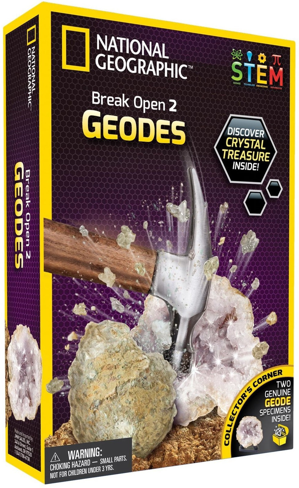 National Geographic STEM Fool's Gold Mini Dig Kit Excavate a Real Pyrite  Specime