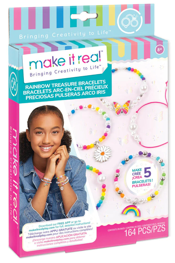 180 Pcs Unicorn Mermaid Crafts Charm Bracelet Kit for Girls - DIY Jewelry  Making Supplies with Beads, Pendants, Cords for Teens