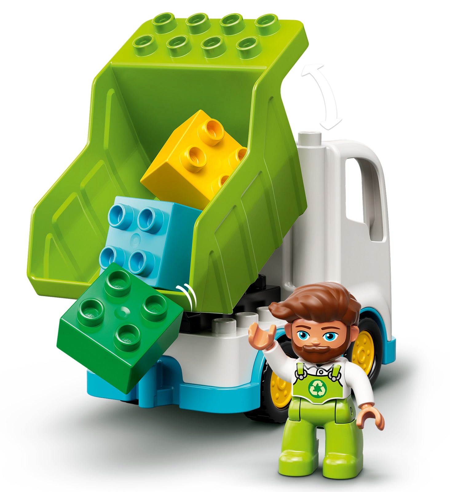 lego duplo recycling truck