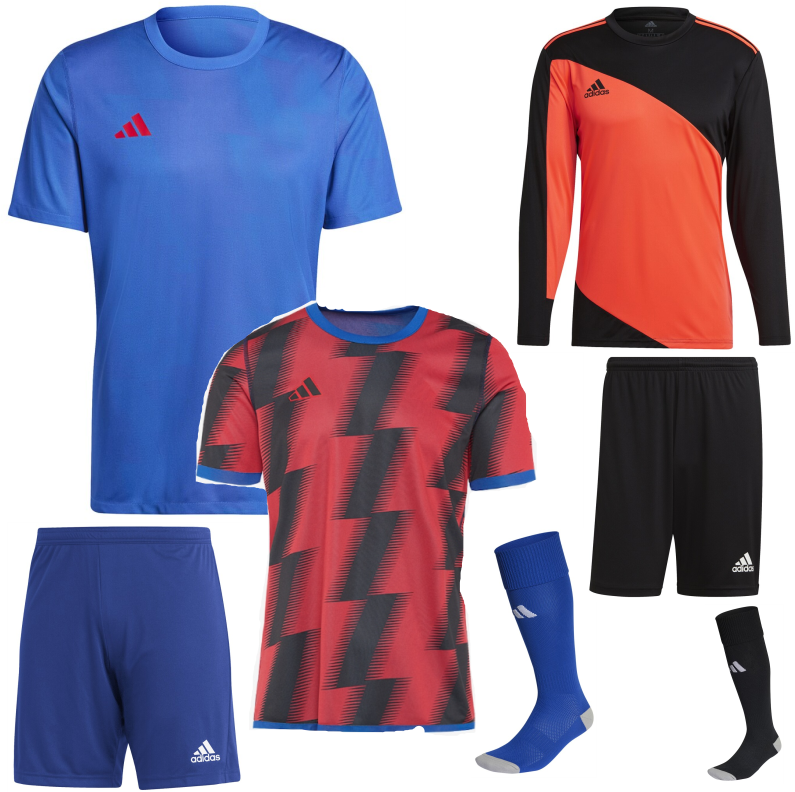 ADIDAS REVERSIBLE 24 KIT BUNDLE BLUE RED