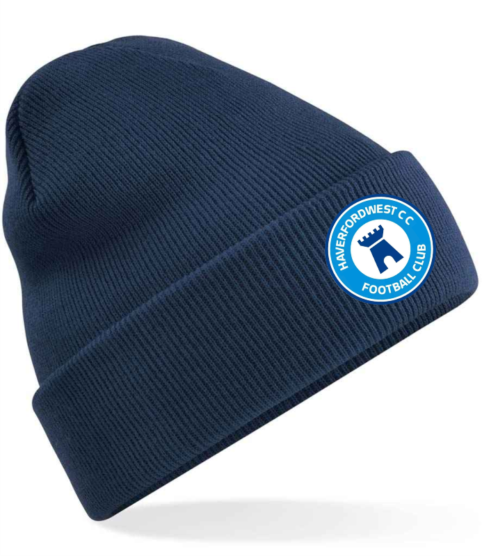 BEECHFIELD HAVORFORDWEST CRICKET & FOOTBALL CLUB BEANIE NAVY