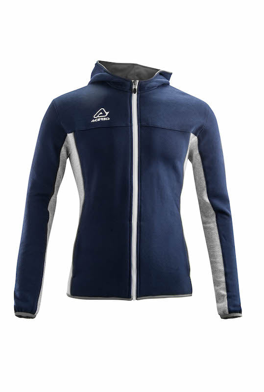 ACERBIS BELATRIX HOODIE BLUE LIGHT GREY DARK GREY