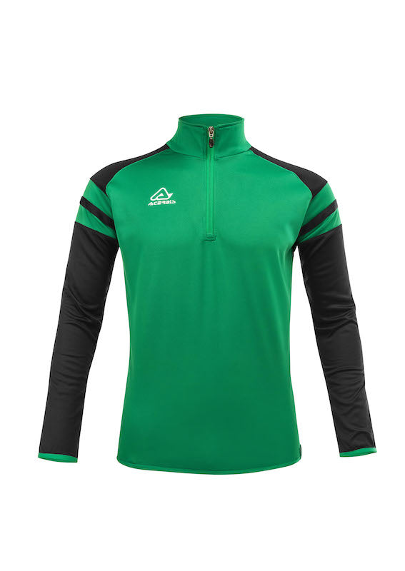 ACERBIS KEMARI 1/2 ZIP SWEATSHIRT GREEN BLACK