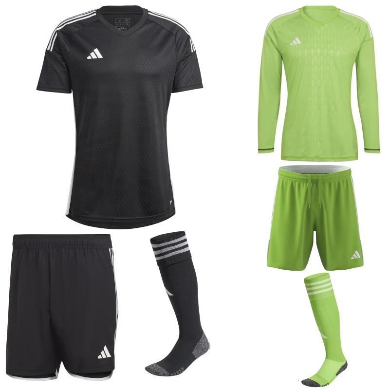 ADIDAS TIRO 23 COMPETITION MATCH PREMIUM SS KIT BUNDLE BLACK/WHITE