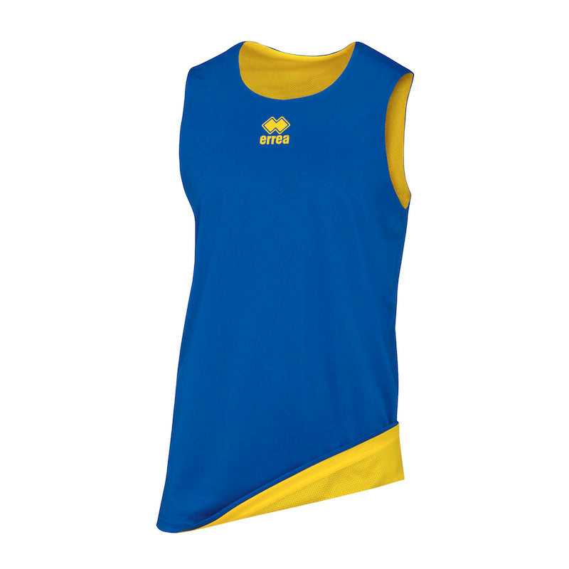 ERREA CHICAGO DOUBLE BASKETBALL VEST BLUE YELLOW