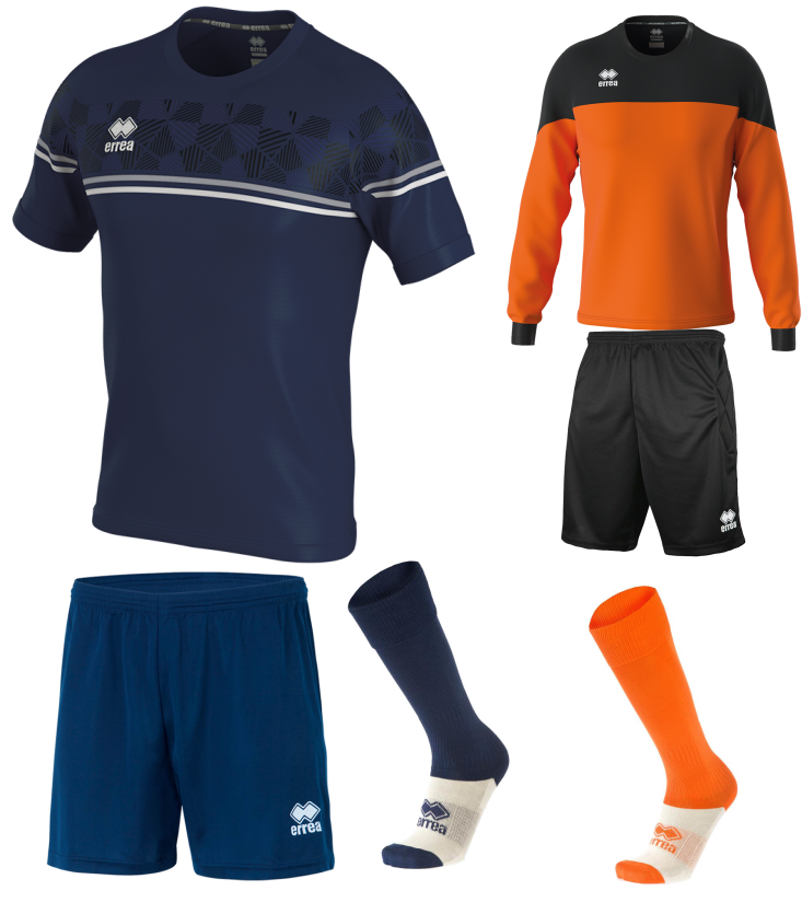 ERREA DIAMANTIS SS KIT BUNDLE NAVY GREY WHITE