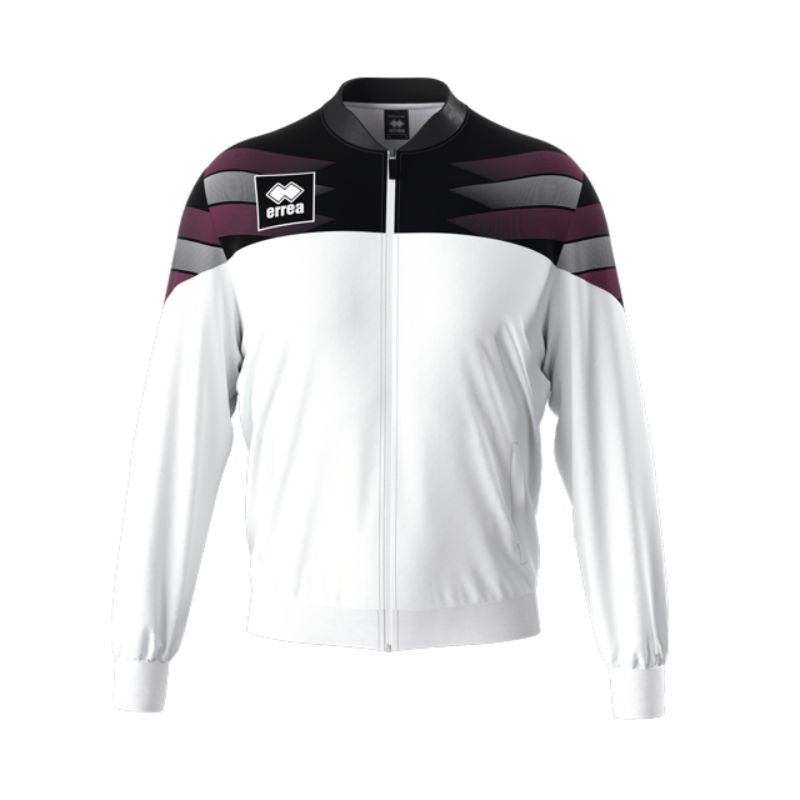 ERREA BILLY FULL ZIP TRACK JACKET WHITE BLACK FUCHSIA