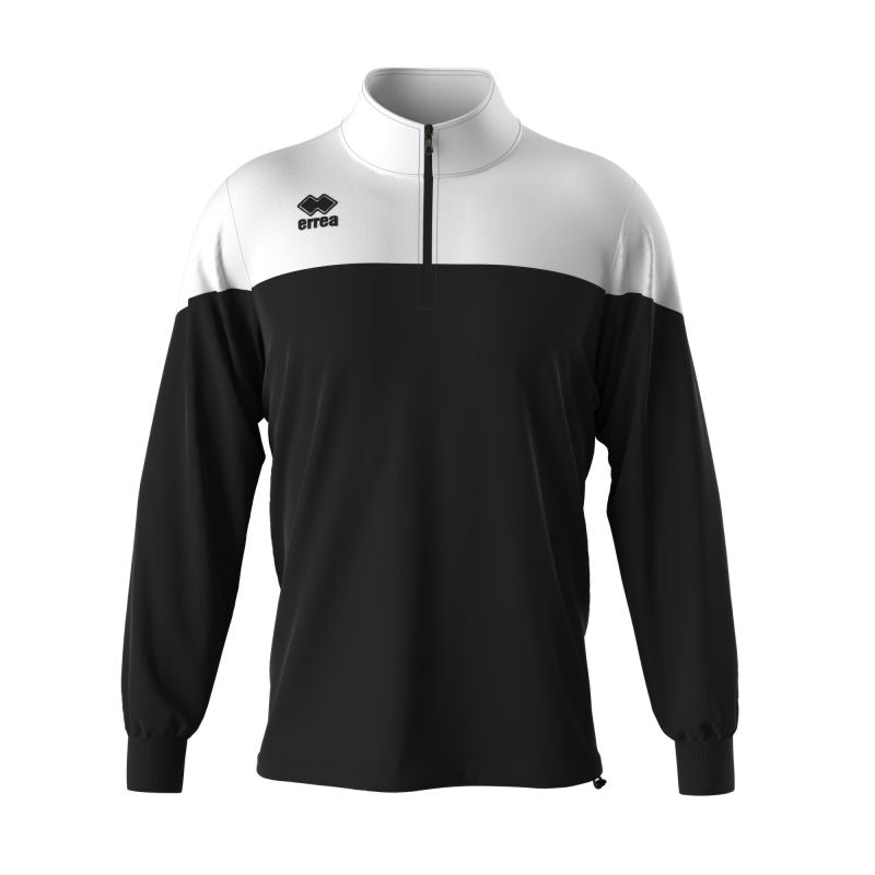 ERREA BLAKE 1/4 ZIP SWEATSHIRT BLACK WHITE