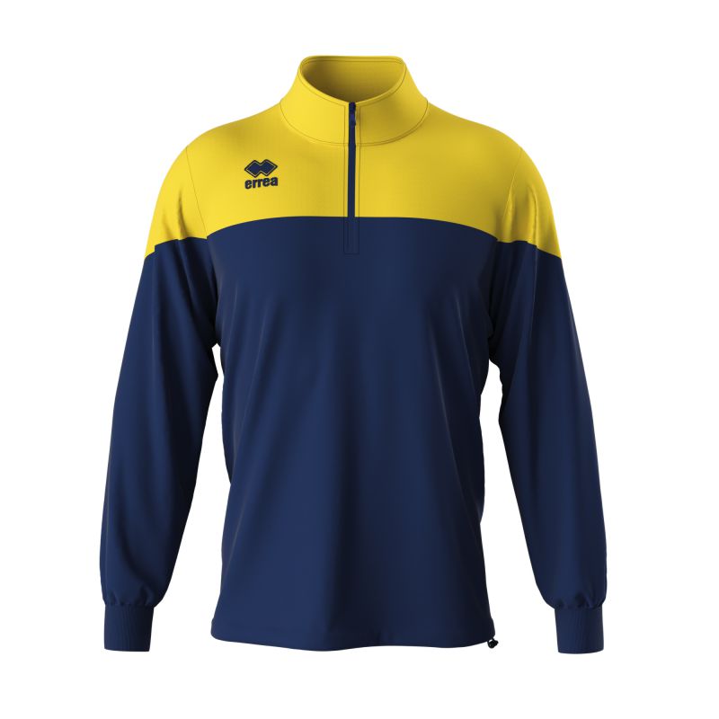 ERREA BLAKE 1/4 ZIP SWEATSHIRT NAVY YELLOW