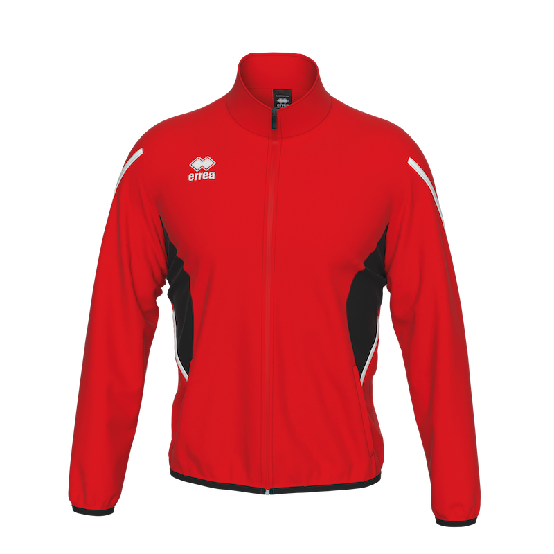 ERREA CHRISTOPHER FULL ZIP TRACK JACKET RED BLACK WHITE